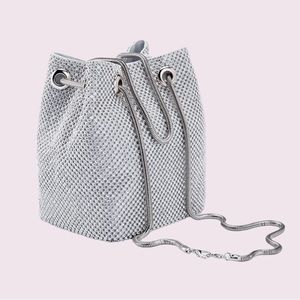 Mini Rhinestones Bucket Bag